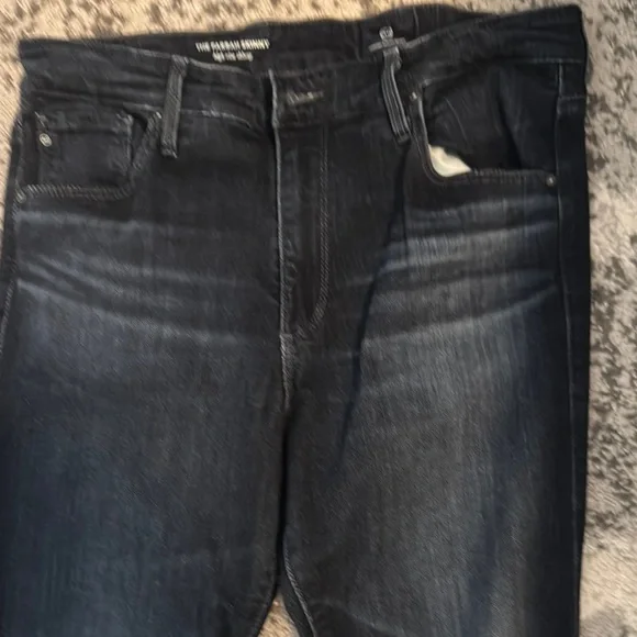 Ag Adriano Goldschmied Blue Skinny Jeans with Stretch - Picture 4 of 5